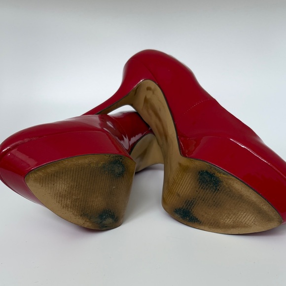 Nine West Red Platform Heels - Picture 10 of 10